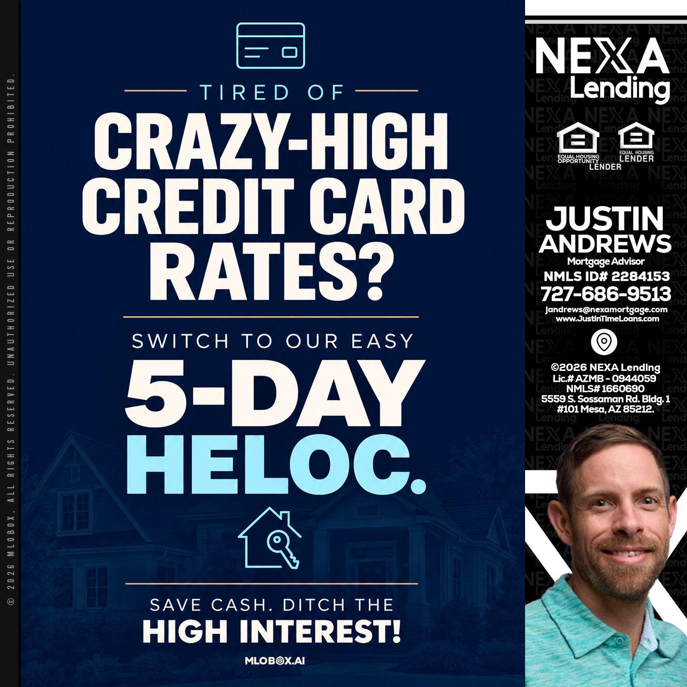 crazy high - Justin Andrews -Mortgage Advisor