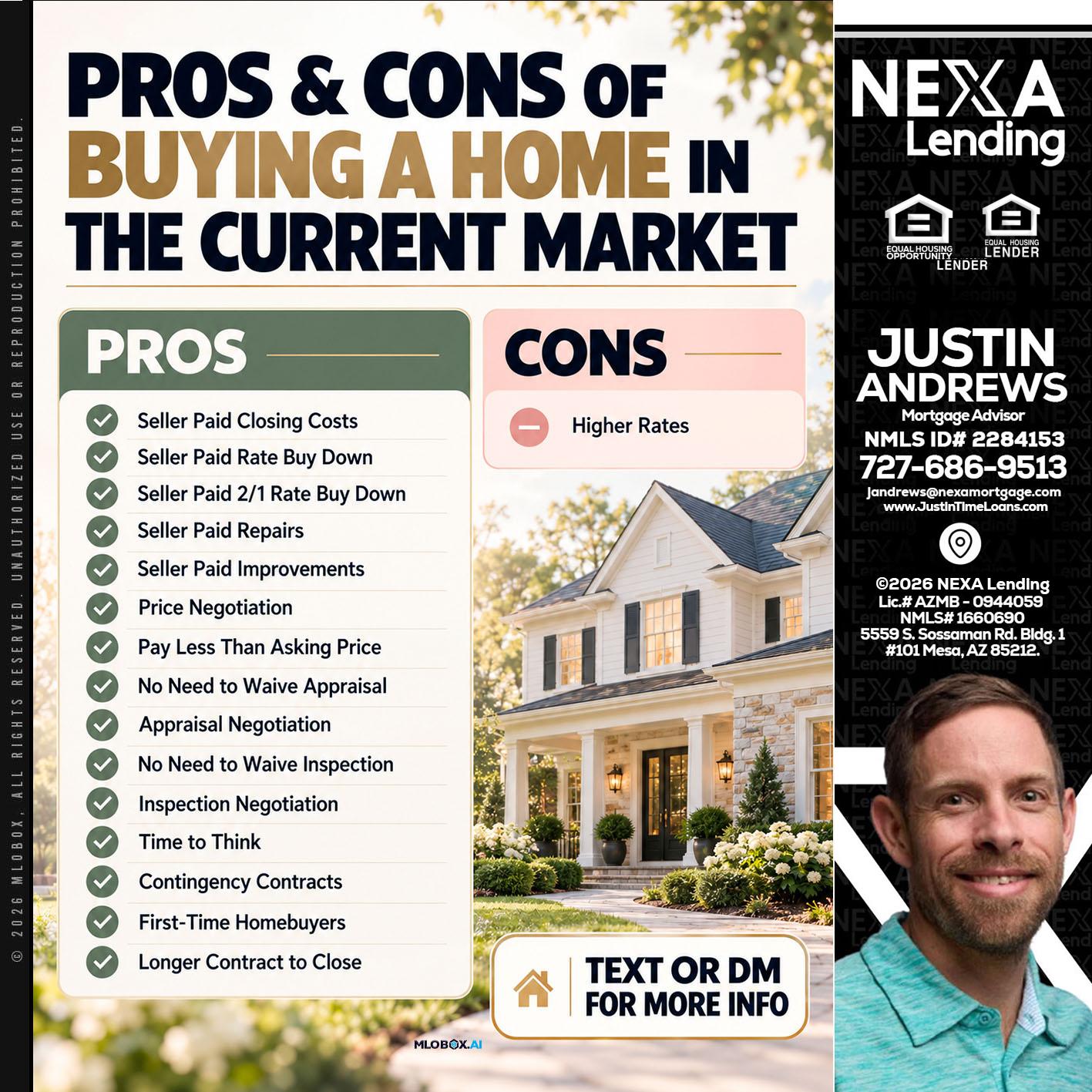 pros and cons - Justin Andrews -Mortgage Advisor