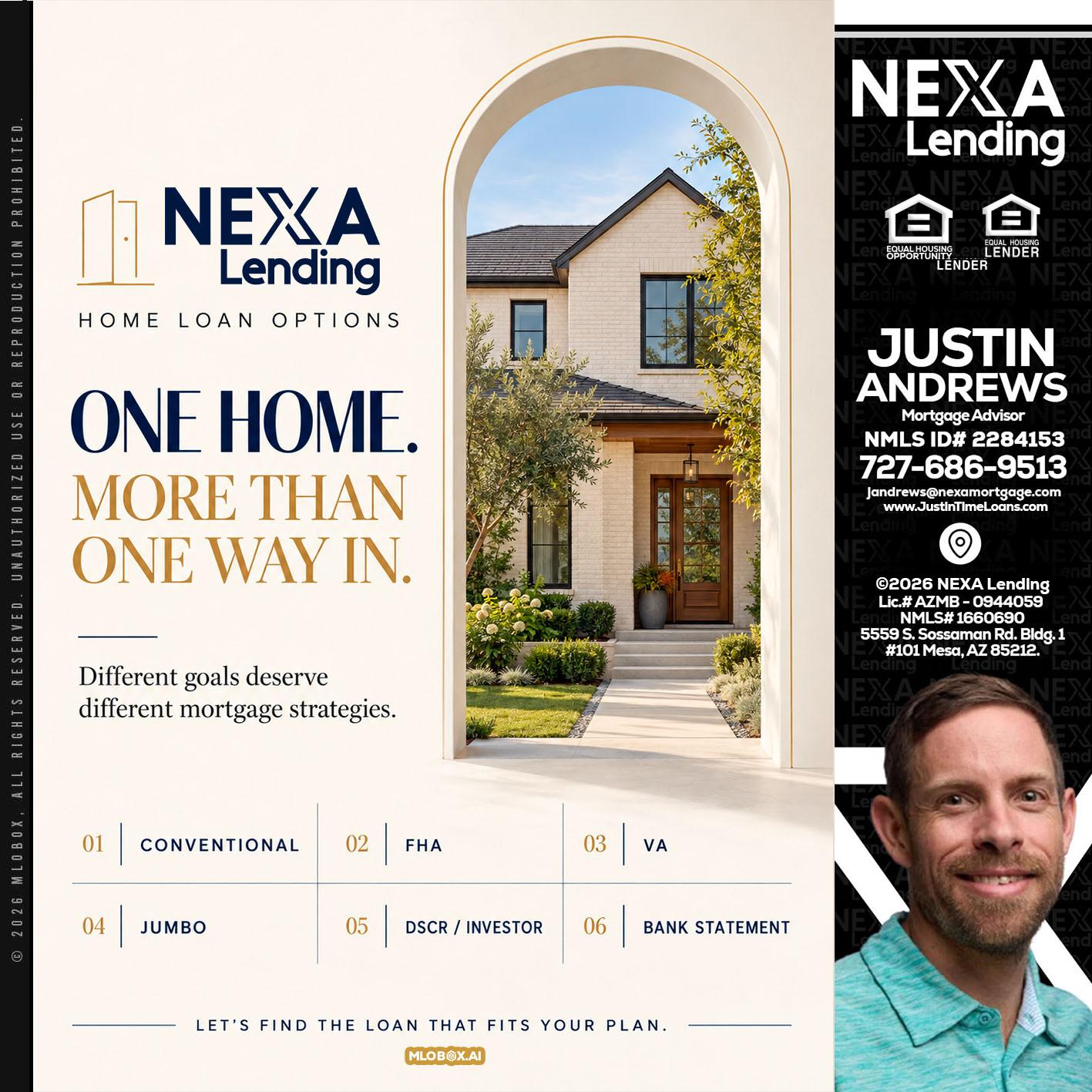 ONE HOME - Justin Andrews -Mortgage Advisor