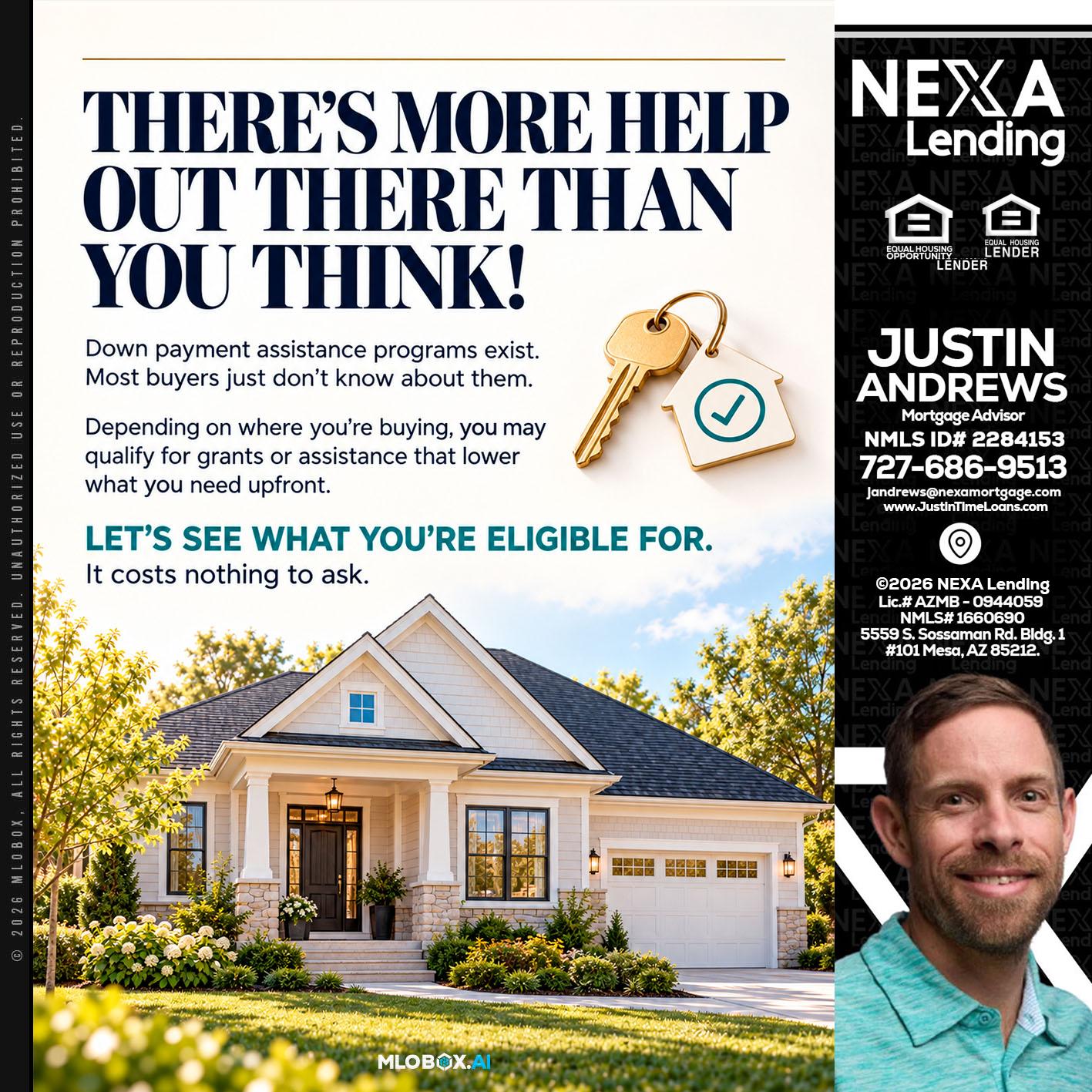 THERES MORE - Justin Andrews -Mortgage Advisor